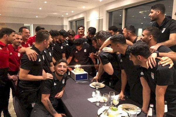 جشن تولد کاپیتان تیم ملی در سئول
