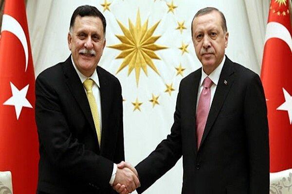 رئیس دولت وفاق لیبی و اردوغان تلفنی گفتگو کردند رئیس دولت وفاق لیبی و اردوغان تلفنی مصاحبه کردند