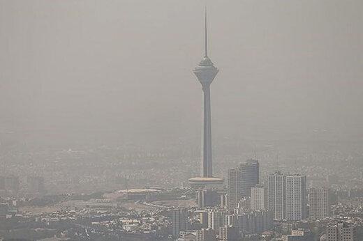 هوای تهران همچنان آلوده برای گروه های حساس
