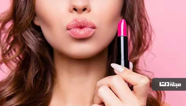 فقط با یک رژلب آرایش کنید